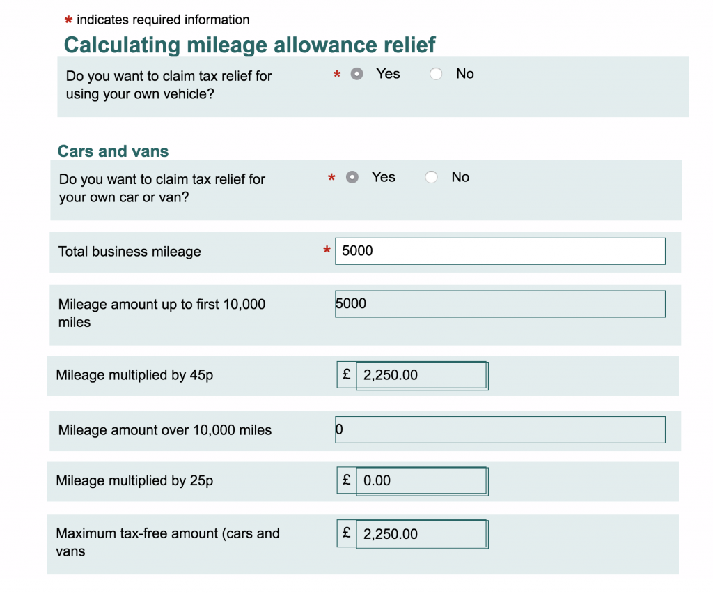 What Mileage Allowance Can I Claim at Ola Delreal blog