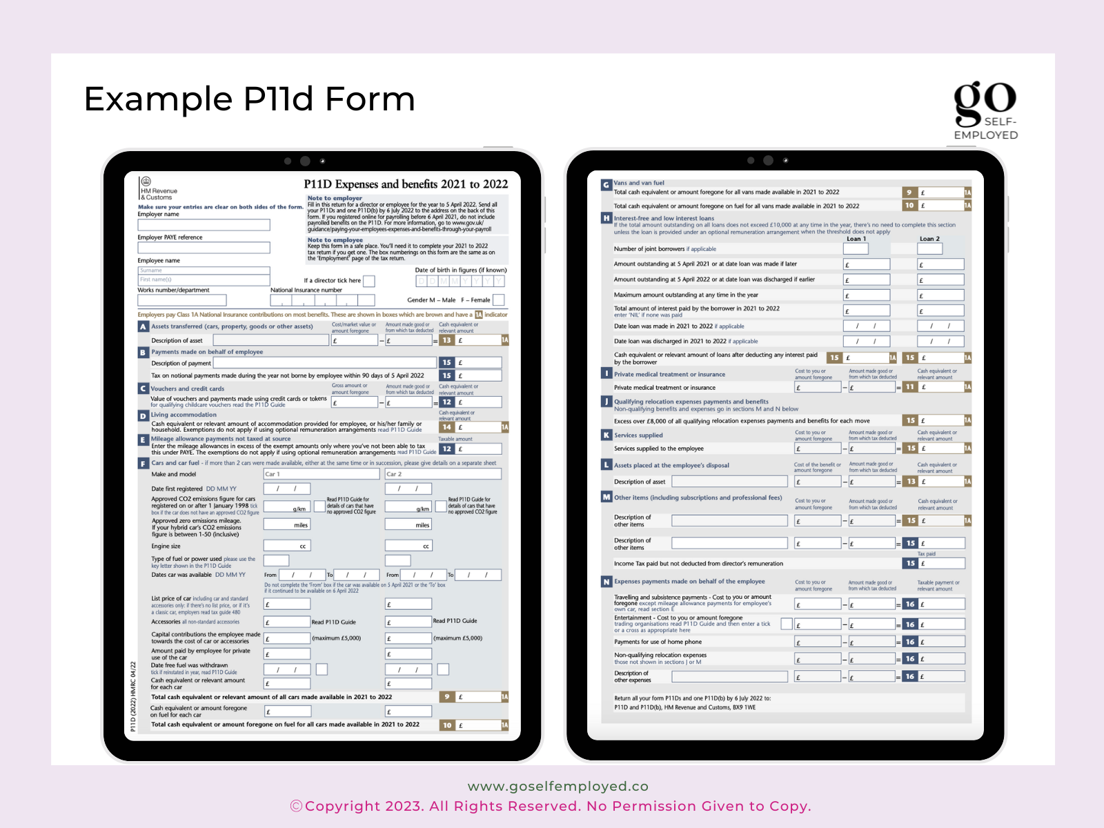 What Is A P11d Form 