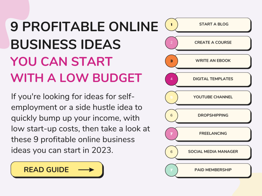 9 Profitable Online Business Ideas For SelfEmployment 2024